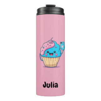Garrafa Personalizada cupcake (Julia) Thermal Tumbler