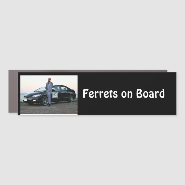 Garrett Bumper Sticker Car Magnet (Front)
