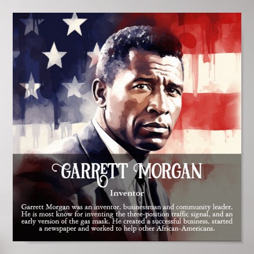 Garrett Morgan Black History Month Classroom Poster