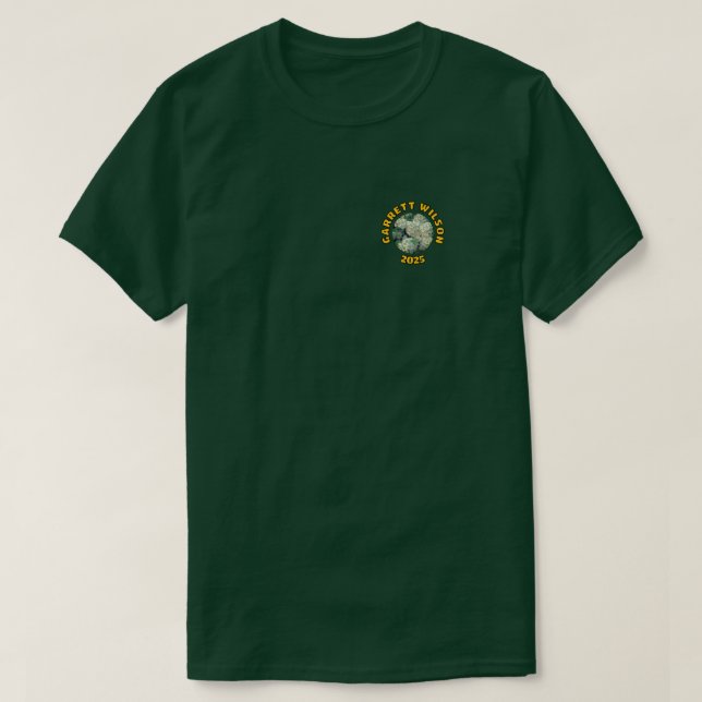 Garrett Wilson Flowers T-Shirt (Design Front)