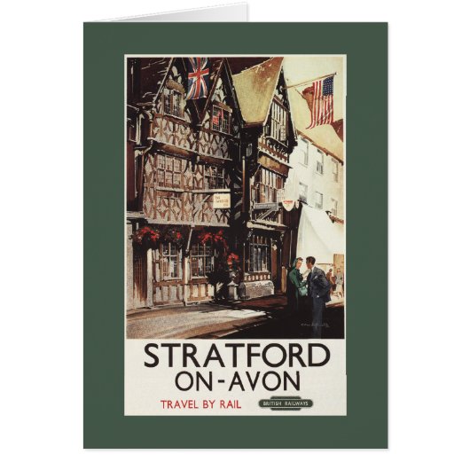 Garrick Inn and Harvard House Rail Poster Cards (Front)
