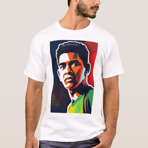 Garrincha  Brazilian Football Legend T_Shirt