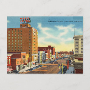 Garrison Avenue, Fort Smith, Arkansas Postcard