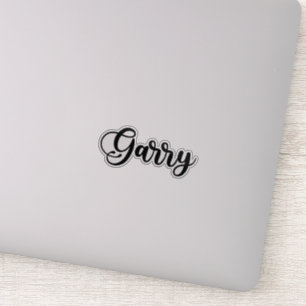 Garry Name - Handwritten Calligraphy Sticker