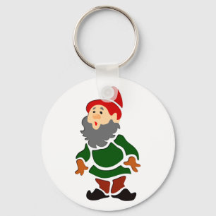Gartenzwerg Wichtel garden gnome Keychain