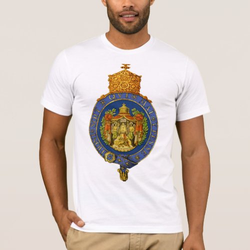 Garter Encircled Arms Of  Haile Selassie I T_shirt