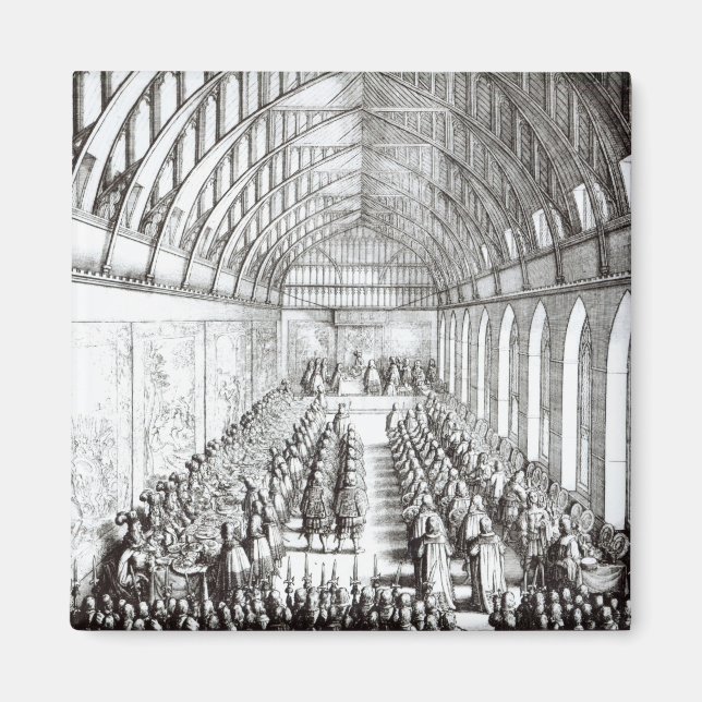 Garter Feast the Sovereign and the Knights Magnet (Front)