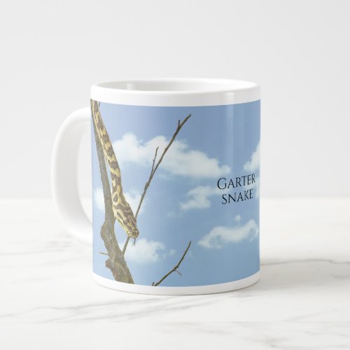 Garter Snake in Tree _ Nature Photography Giant Coffee Mug