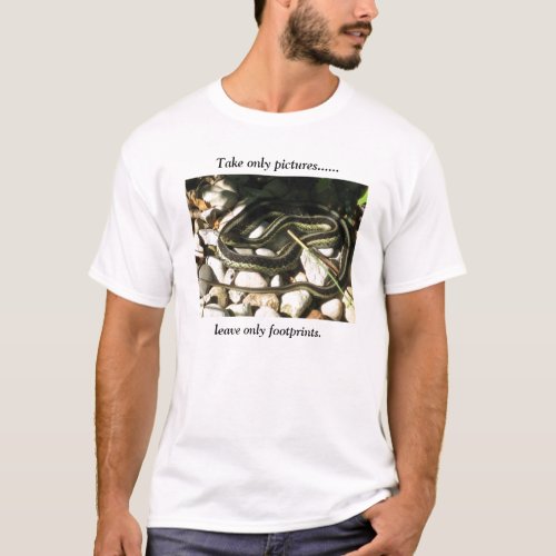 Garter Snake Take Only Pictures T_Shirt