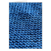 Garter Stitch in blue (Front)