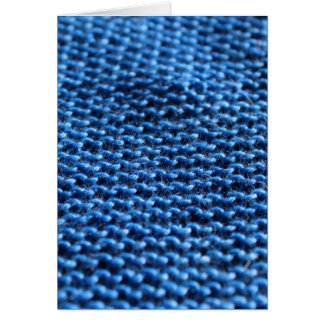 Garter Stitch in blue Cards