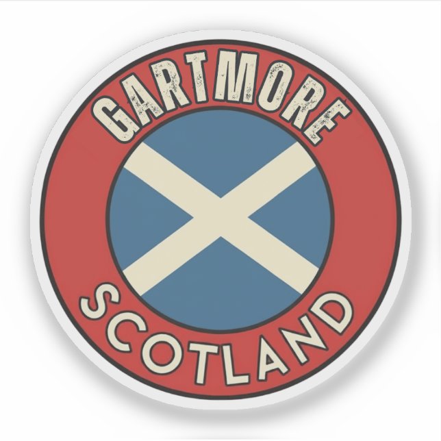 Gartmore, Scotland Sticker (Front)
