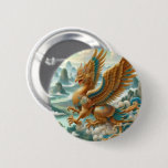 Garuda King of Birds Button