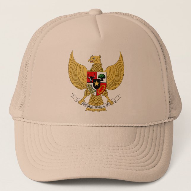 Garuda Pancasila, t Arms Indonesia, Indonesia Trucker Hat (Front)