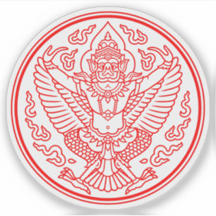Garuda Seal of Siam (Thailand) Sticker