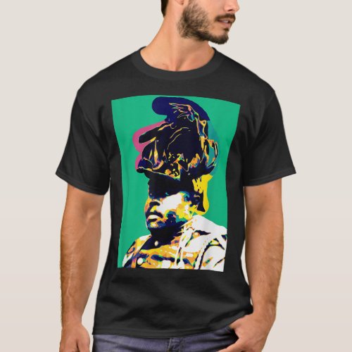 Garvey Pan African Pop Art Marcus Black History St T_Shirt
