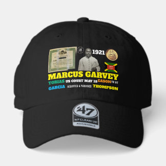 GARVEY THOMPSON TOBIAS EASON GARCIA 1921 47 BRAND HAT