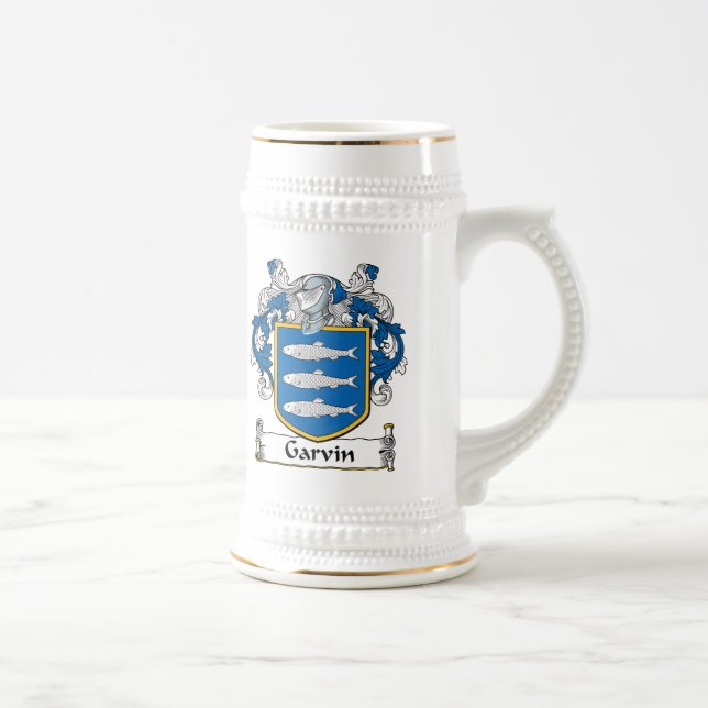 Garvin Family Crest Beer Stein (Right)