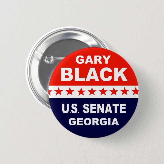 Gary Black US Senate Georgia Button (Front & Back)