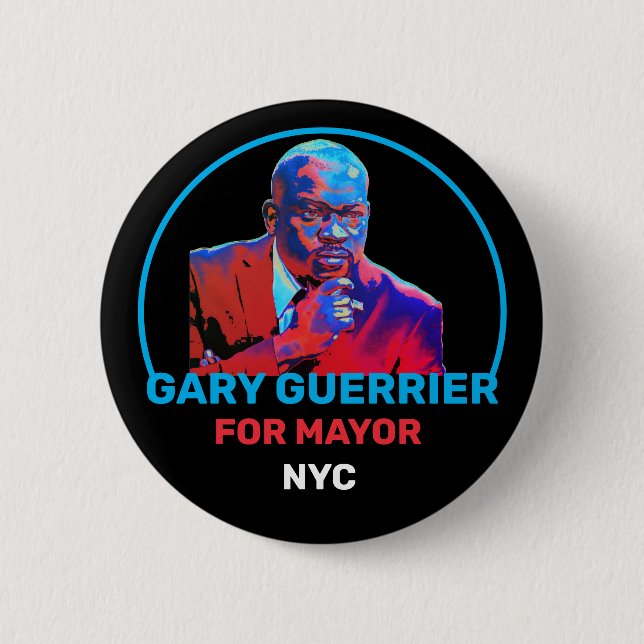 Gary Guerrier for NYC Mayor 2021 Button (Front)