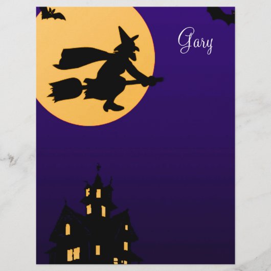 Gary Halloween Letterhead (Front)