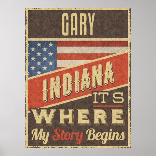 Gary Indiana Poster