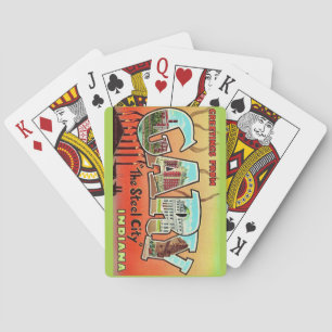 Gary Indiana - Steel City Postcard Playing Cards