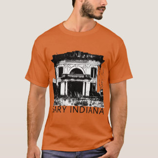 Gary Indiana Union Station BW T-Shirt