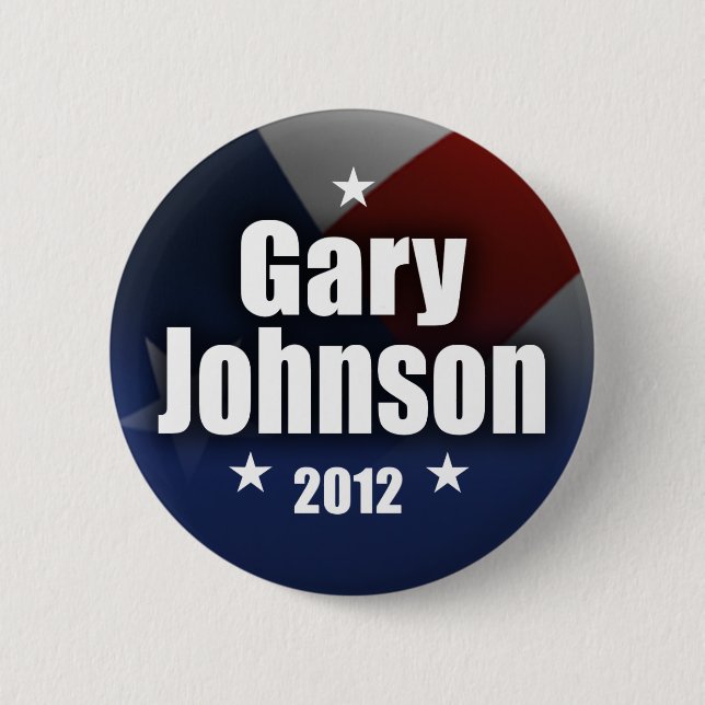 Gary Johnson 2012 Button (Front)