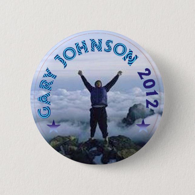 Gary Johnson 2012 Button (Front)