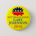 Gary Johnson 2016 Pinback Button at Zazzle