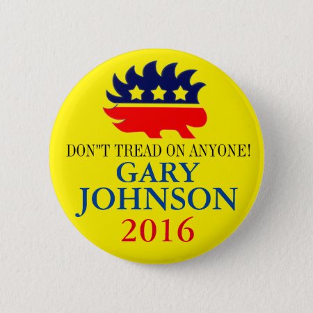 Gary Johnson 2016 Pinback Button