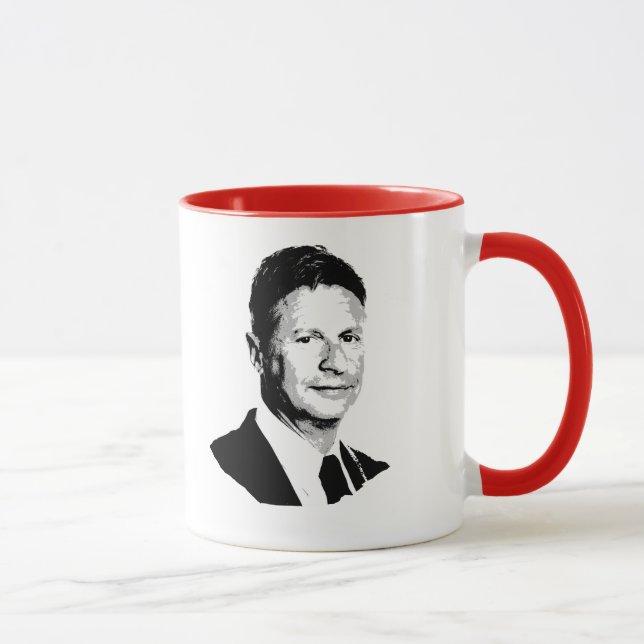 Gary Johnson Bust - -  Mug (Right)