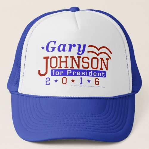 Gary Johnson President 2016 Election Libertarian Trucker Hat