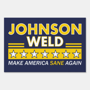 Gary Johnson / Weld Libertarian Election Yard Sign