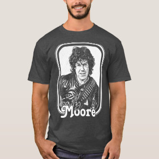 Gary Moore Retro Style Fan Design T-Shirt