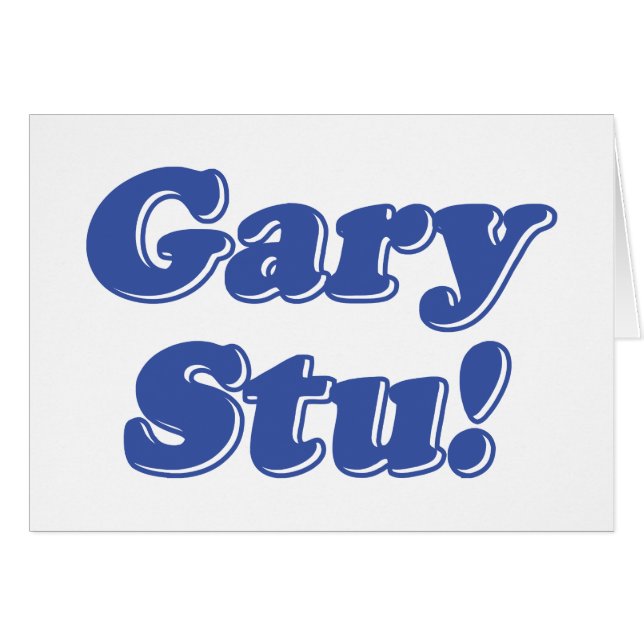 Gary Stu! Cards (Front Horizontal)