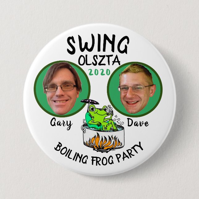 Gary Swing / Dave Olszta 2020 Button (Front)