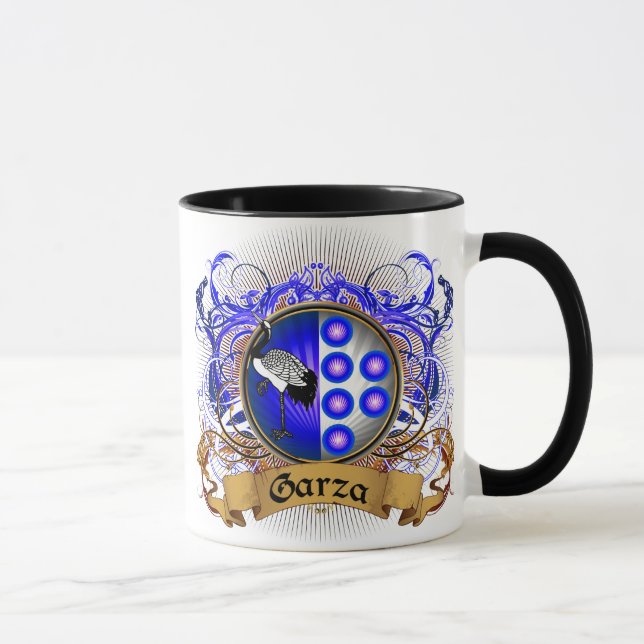 Garza Family Crest Mug (Right)