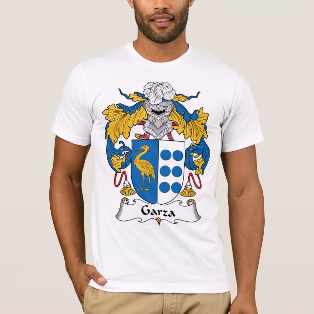 Garza Family Crest T-Shirt (Front)