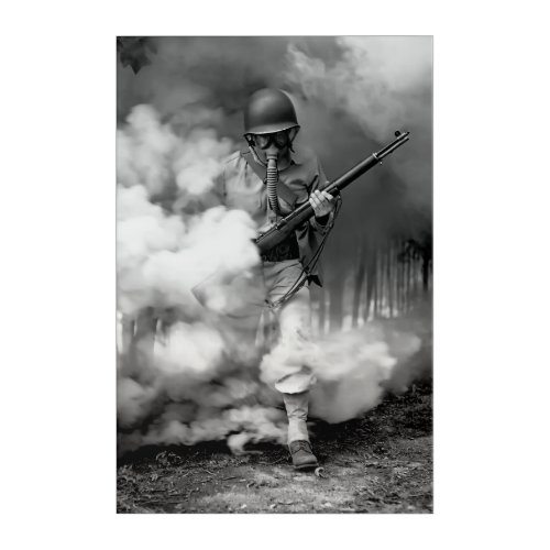 Gas Attack 1942 Acrylic Print