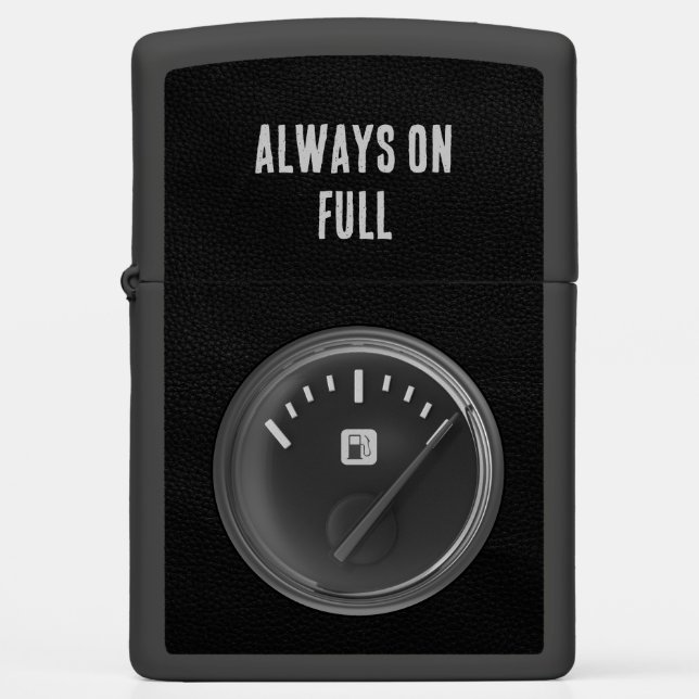 Gas Gauge Always on Full Lighter (Front)