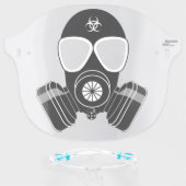 Gas Mask Biohazard Funny (Front w/Glasses)