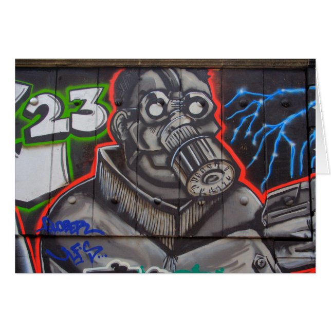 Gas Mask Cards (Front Horizontal)