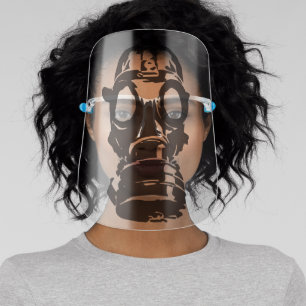GAS MASK FUNNY HELMET FACE SHIELD
