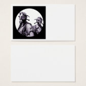 Gas Mask Girls in Purple (Front & Back)