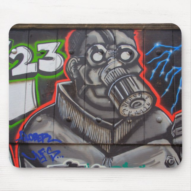 Gas Mask Mouse Pad (Front)