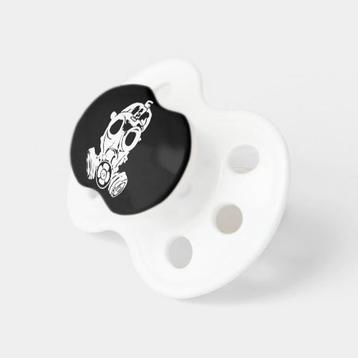 Gas mask pacifier Zazzle