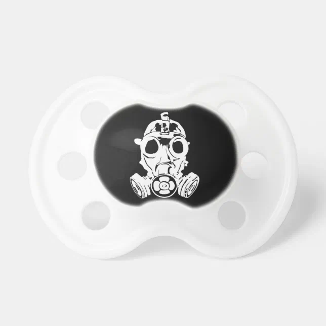 Gas mask pacifier Zazzle