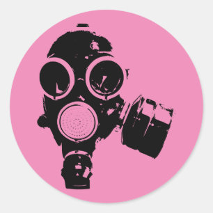 Gas mask stickers